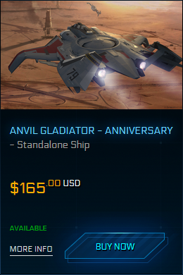 Anvil Gladiator - Anniversary - Standalone Ship