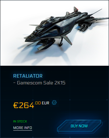 Retaliator Gamescom Sale 2k15
